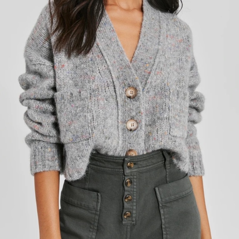 Something Navy - Cropped Cardigan